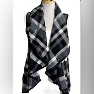 HYFVE Monochrome Plaid cardigan